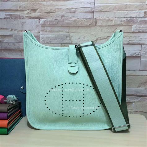 replica hermes evelyne iii gm bag in green color|hermes evelyne alternative.